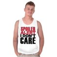 thumbnail image 1 of Spoiler Alert Rude Sarcastic Humor Tank Top T Shirts Men Women Brisco Brands S, 1 of 6