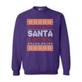 thumbnail image 1 of Spoiler Alert Santa Is Not Real Christmas Holidays Funny DT Crewneck Sweatshirt, 1 of 2