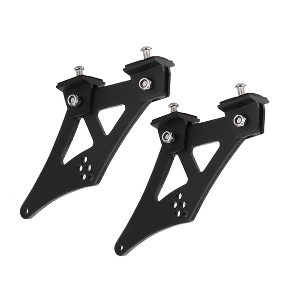 Spoiler Mount Brackets Universal Car CNC Aluminum Alloy Rear Wing Trunk Racing Tail Spoiler Legs Mount Brackets, Lightweight and Aerodynamic Spoiler Kit for All Automobiles, Improves Fuel Efficiency