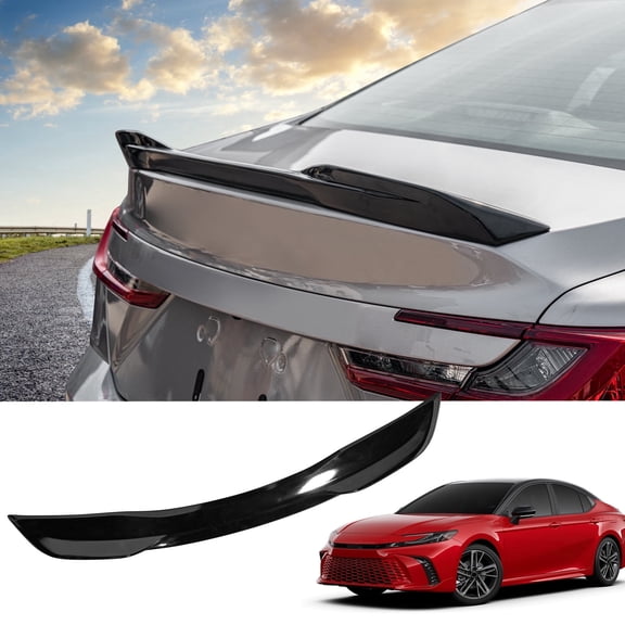 Spoiler Wing for 2025 2026 Toyota Camry Rear Spoiler Trunk Rear Spoiler Wing Lip ABS Plastic for Toyota Camry Accessories (Glossy Black)
