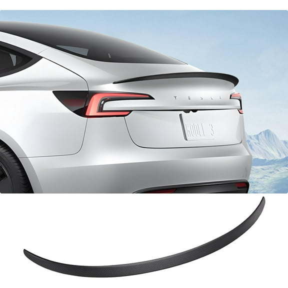 Spoiler for Tesla Model Y Rear Spoiler Wing ABS Material OEM Rear Trunk Lip Model Y Accessories Matte Black Custom Fit 2020-2024