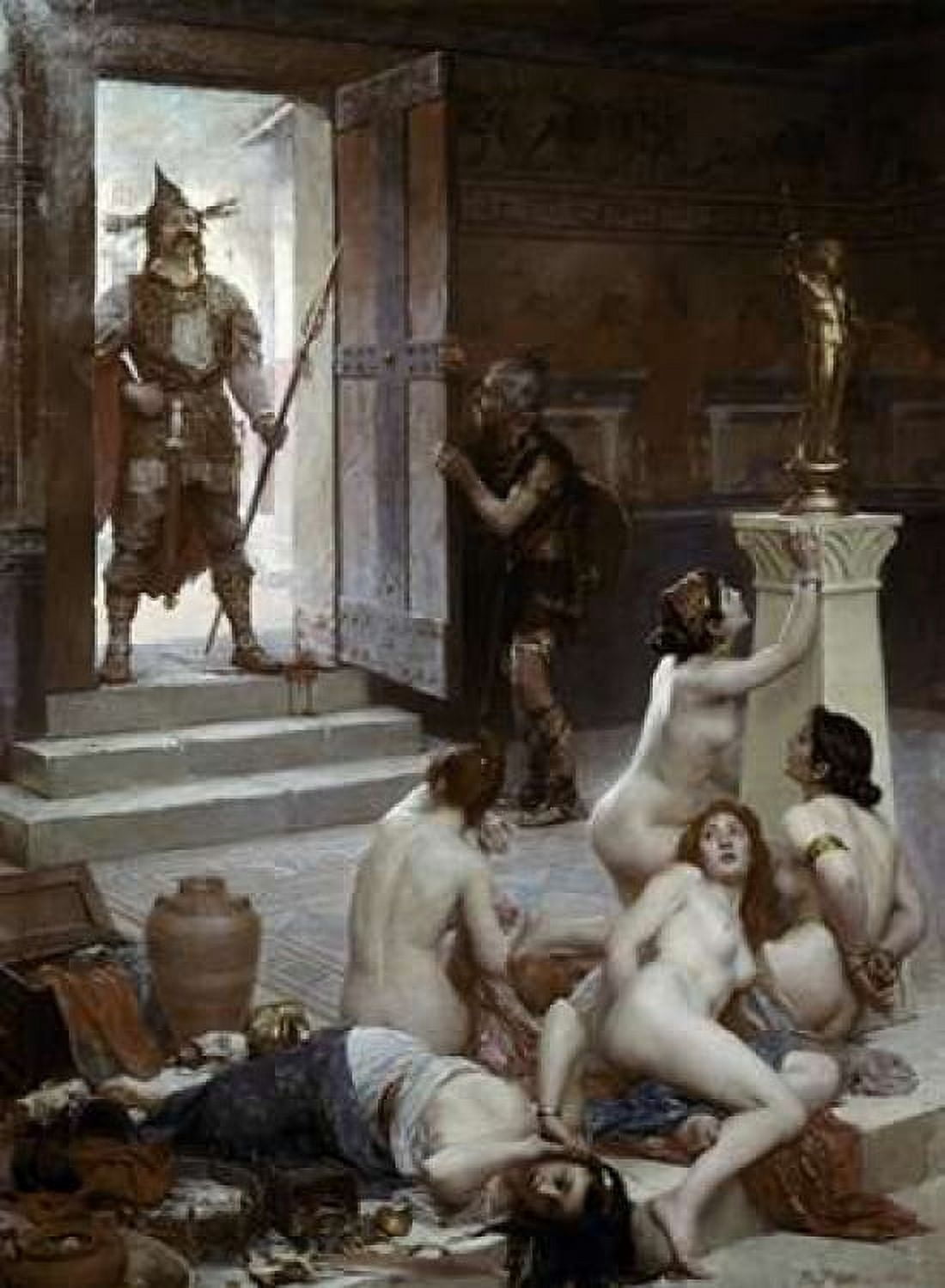 Spoils of The Battle Canvas Art - Paul Joseph Jamin (18 x 24)