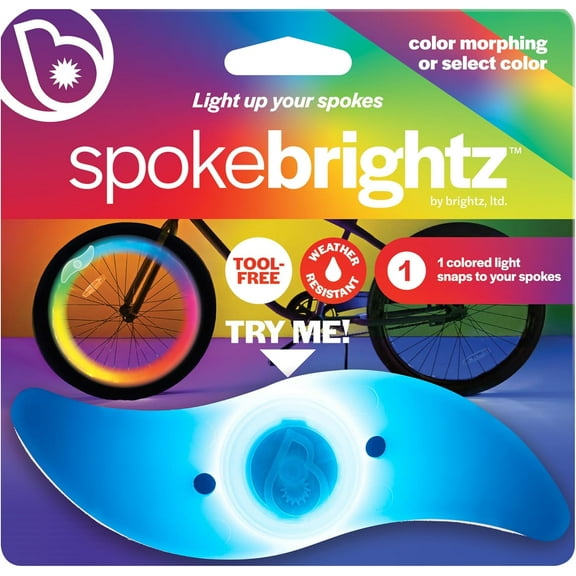 Brightz SpokeBrightz LED Bike Spoke Light, Color Morphing