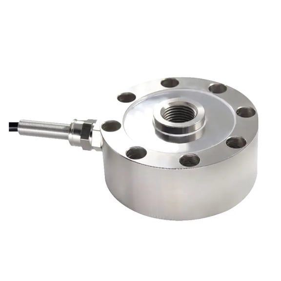Spoke Load Cell 200kg Alloy Steel Wheel Donut Type Compression Tension Force Sensor 30T/ 500T Weighing Scale For Tank ,Simple Maintenance - 100LB_A