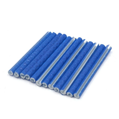 Spoke Reflector Reflective Mount Clip Tube Wheel 12Pcs Blue Bike Bicycle Cycling