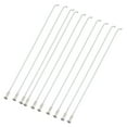 thumbnail image 1 of Spokes 8" Long 10 Pcs Silver Tone Metal Bike Twisted, 1 of 3