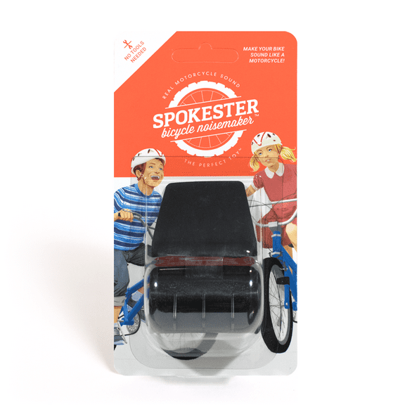 Spokester Bicycle Noise Maker, Black, Makes Your Bike Sound like a Motorcycle. BMX, Road, Mountain Bikes