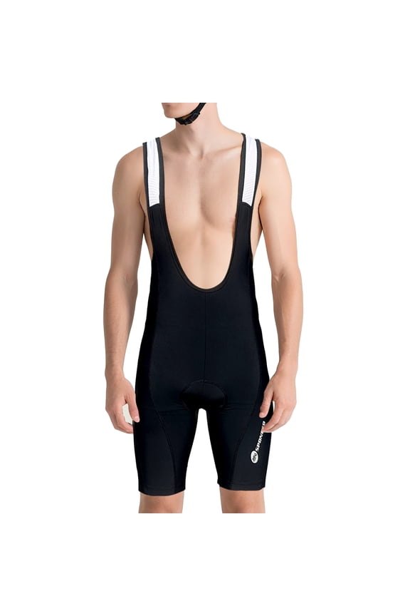 Cycling Bibs Shorts Men Padded Road Riding Bib Pants Bike Bicycling Clothing White XXL