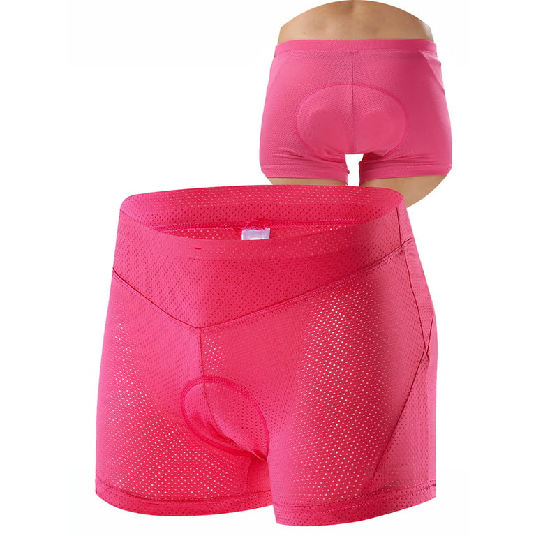 Sponeed Cycling Underwear Shorts for Women 4D Gel Padded Bike