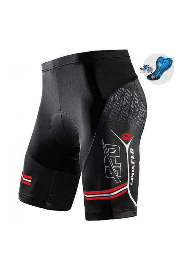 Men Cycling Short Padded Mens Cyclist Shorts Mountain Bike Riding Tights Bottom Red L