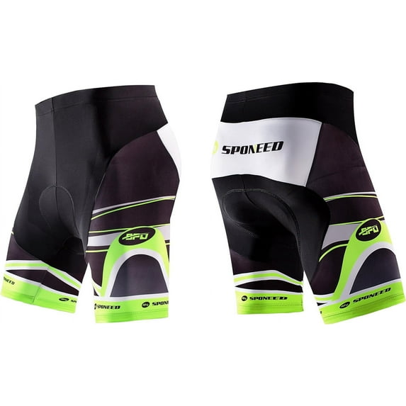 Sponeed Men's Cycle Shorts Biking Pants Gel Padding Bicycle Ride Bottoms for Road Bikie MTB