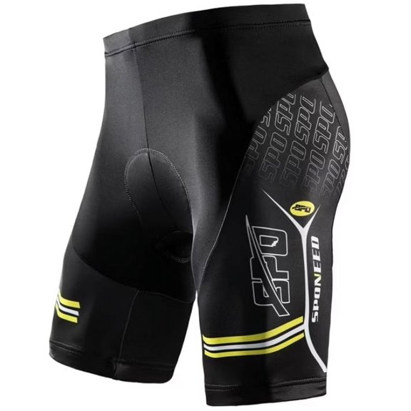 Sponeed Mens Bicycles Shorts Padded Biker Shorts for Men Cycle Tights Yellow L