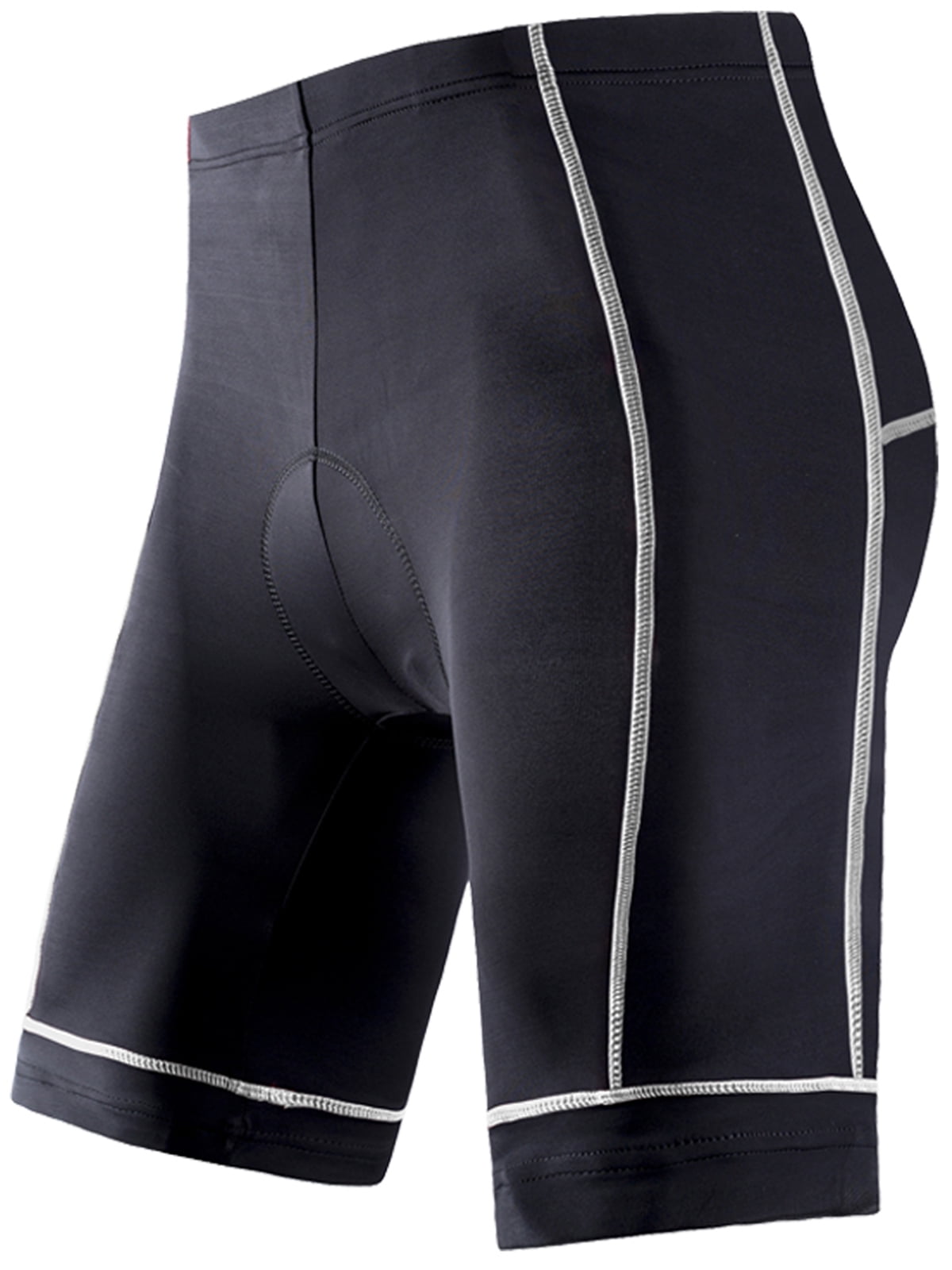 Sponeed Mens Bike Shorts Padded Quick Dry Breathable Riding Clothing Black S