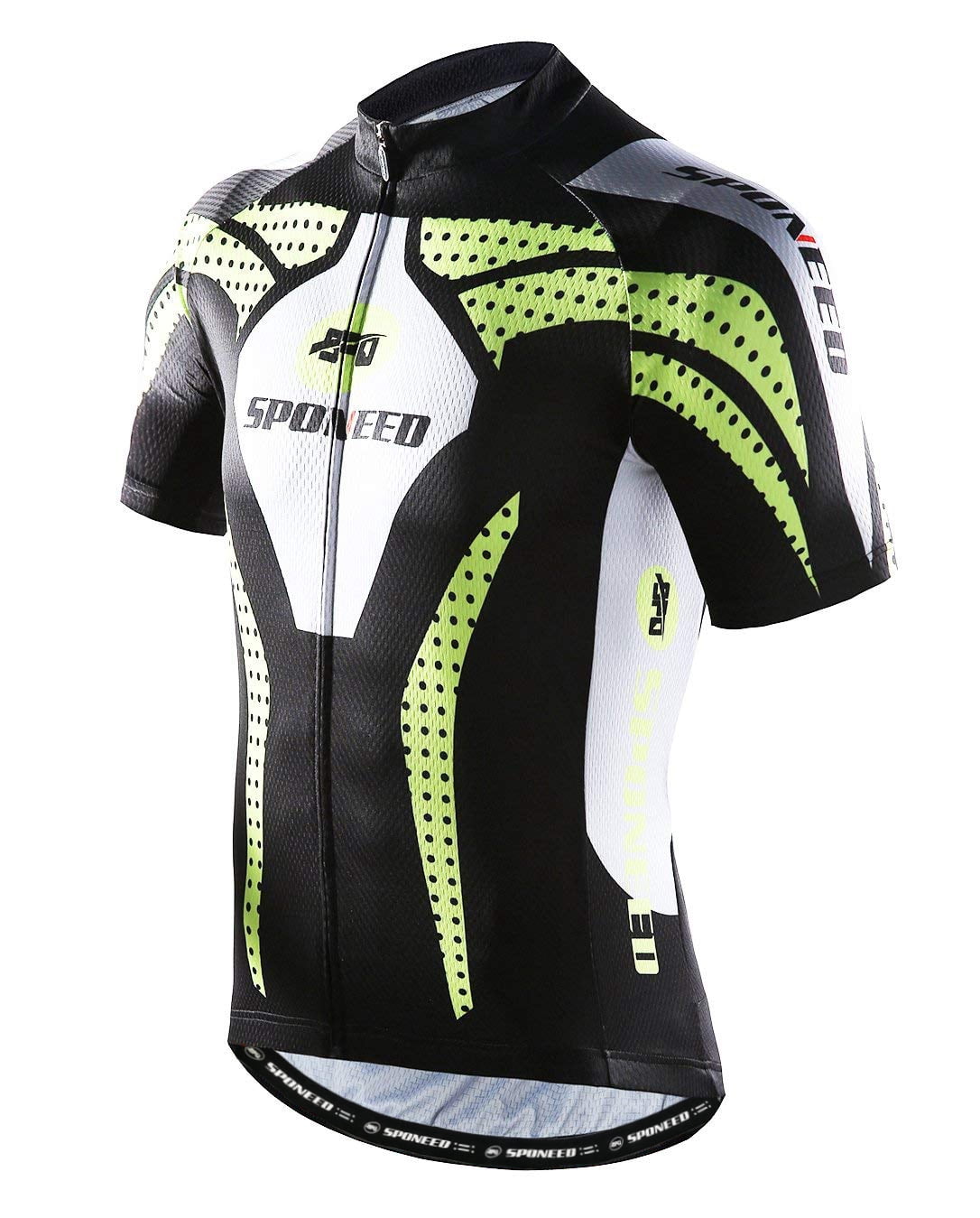 Sponeed Short Sleeve Bicycling Jersey for Men Lightweight Dry Fit