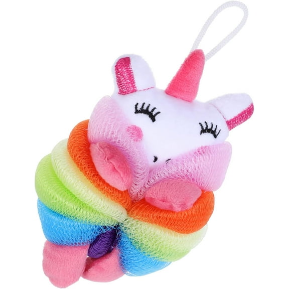 Sponge Baby Bath Sponge Shower Loofah for Kids Cartoon Mesh Bath Sponges Animals Shower Balls Pouf Loofahs for Kids, Bath Sponge Baby Bath Sponge Bath