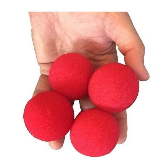 Sponge Balls for Magic Tricks - 2 inch (Red)