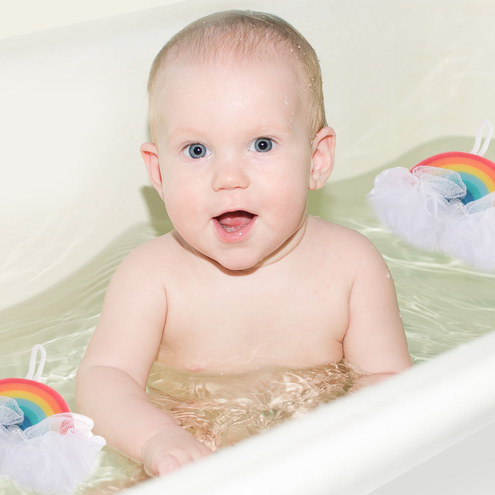 Sponge Bath Shower Body Loofahscrubber Wash Sponge Exfoliating Baby