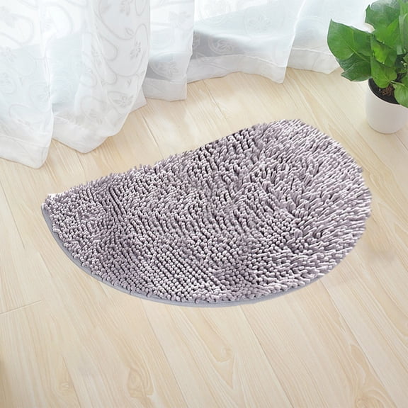 Sponge Bathroom Floor Mat Absorbent Non-Slip - 13.77x19.68x0.09 Gray Doormat, Quick-Dry Entry Mat for Bathroom, Toilet, Doorway - Easy Clean, Water-Resistant Rug