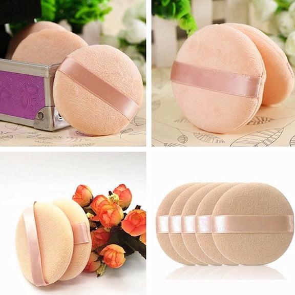 Sponge Beauty 1-5PCS Powder Puff Pads Face Foundation Cosmeti F6X8 Makeup J0H1