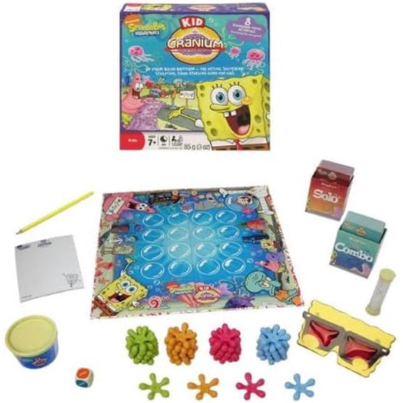 Pre-Owned Sponge Bob Kids Cranium Board Games by Hasbro