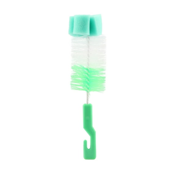 Sponge Bottle Brush and Nipple Brush Combo,Insulated Water Cup Cleaning Tool (Green)