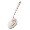 thumbnail image 1 of Sponge Brush with Handle Pink Sponge Brush Sponge Brush Cleaning Sponge Dishwashing Sponge Pad, 1 of 6
