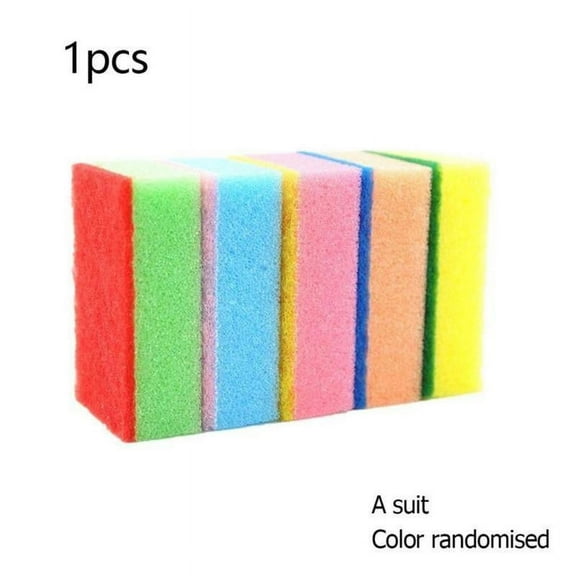 Sponge Cloth, 5Pack Magic Cleaning Sponges Eraser Dishwashing Sponge for Wet and Dry Reusable Premium Sponge Cloths Scrubbing Pads for Home Kitchen Cooktop