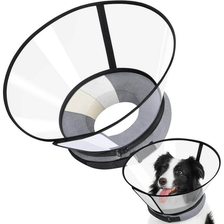 Sponge Core Dog Cone, Inflatable Dog Cone Collar Alternative, Dogs