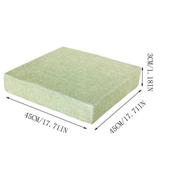 Sponge Cushion under $5! CQCYD Sponge Cushion for Sofa Chair, High Density Velvet Seat Pad 45x45cm, Tatami Floor Cushion for Window Seat Comfort