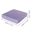 thumbnail image 1 of Sponge Cushion under $5! CQCYD Sponge Cushion for Sofa Chair, High Density Velvet Seat Pad 45x45cm, Tatami Floor Cushion for Window Seat Comfort, 1 of 4