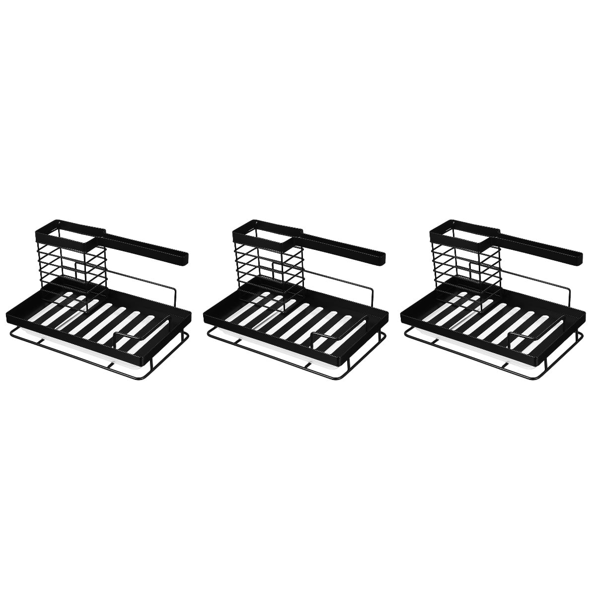 Sponge Drainer Kitchen Sink Dish Soap Holder Scrubber Brush Draining