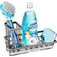 thumbnail image 1 of Sponge Holder for Kitchen Sink, Sink  Organizer with Removable Drip Tray, Countertop Dish Soap Holder and Brush Holder, 304 Stainless Steel - Sand Nickel, 1 of 7
