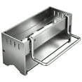 thumbnail image 1 of Sponge Holder for Kitchen Sink, Space-Saving Sink Caddy with Brush Holder, Kitchen Countertop Organizers and Storage Essentials, Rustproof & Slip Resistant,Slotted Quick-Dry No-Drill,Silver-9.1", 1 of 9