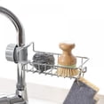 thumbnail image 1 of Sponge Holder for Kitchen Sink,Sponge Holder Over Faucet Kitchen Sink Caddy Organizer, Faucet Drainage Shelf, Stainless Steel Detachable Hanging Faucet Drain Rack for Kitchen Bathroom, 1 of 5