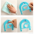 thumbnail image 1 of Sponge Holder with Strong Suction Cup | Convenient Plastic Sink Organizer | Bathroom and Kitchen Storage Gadget | 7cm x 4cm x 8cm | Random Color | 1 Pack, 1 of 9