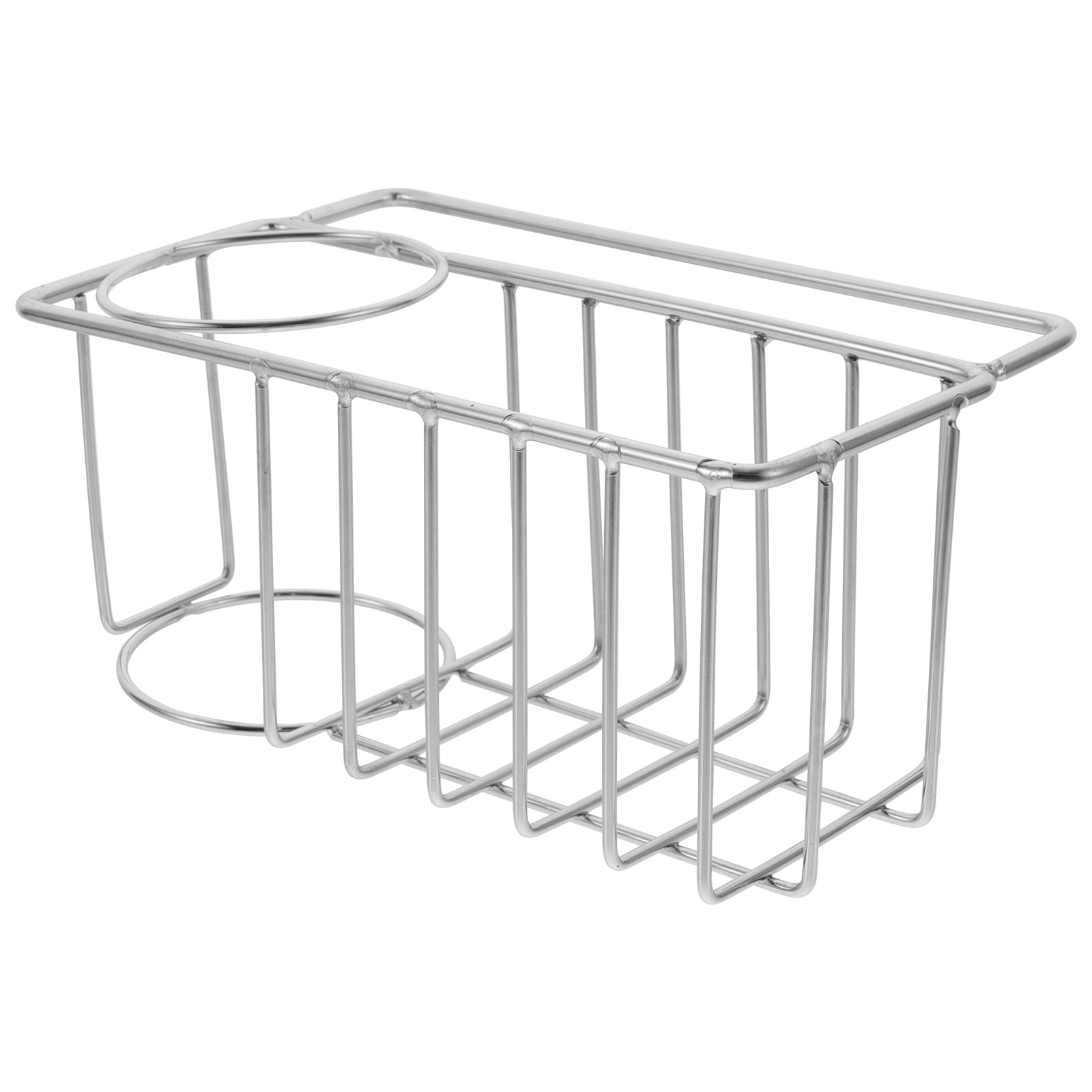 Sponge Holder for Kitchen Sink Stainless Steel Rag Sink Sponge Holder