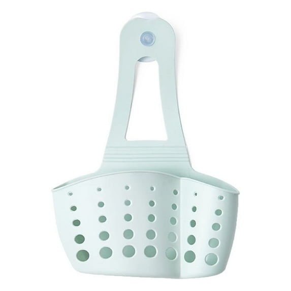 Sponge Holder with Strong Suction Cup, Dish Sponge Caddy Inside Sink Removable, PP Materical for Sponges, Brushes, Stoppers and Scrapers, 7.63x5.12"