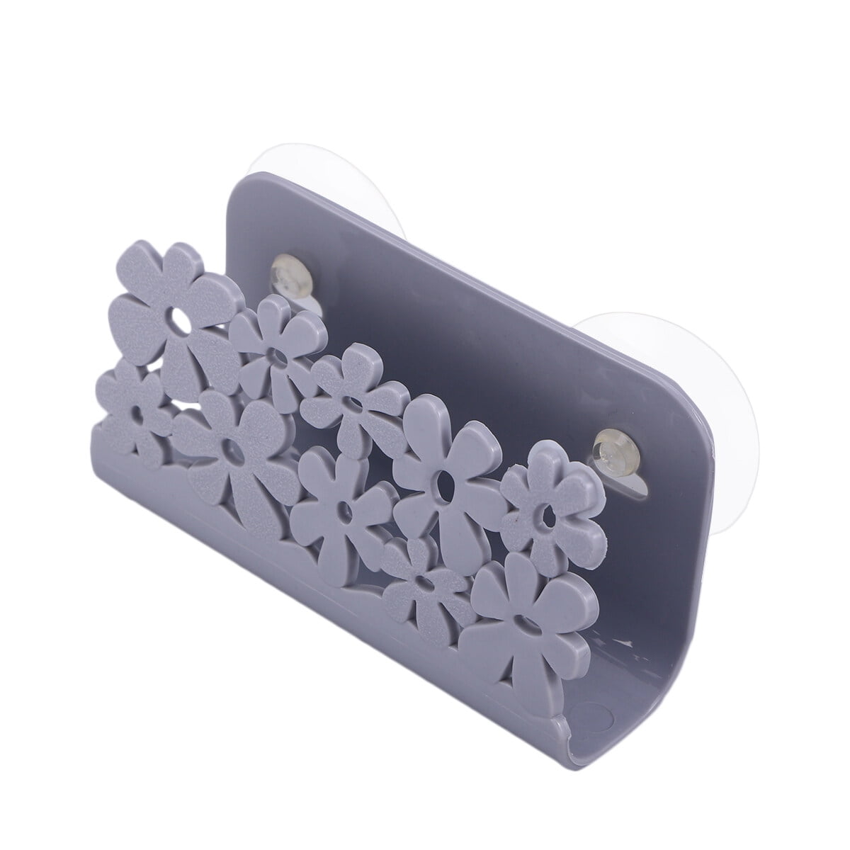 Sponge Holder with Suction Cup Sink Organizer Plastic Soap Dishwashing