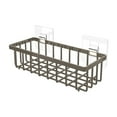 thumbnail image 1 of Sponge Kitchen Sink Caddy Organizer with Auto Draining Tray,Brush and Sponge Holder for Countertop,Self-Drying Storage Rack, 1 of 6
