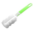 thumbnail image 1 of Sponge Long Handle Cup Brush Baby Glass Bottle Kitchen Cleaner Tool (Green), 1 of 7