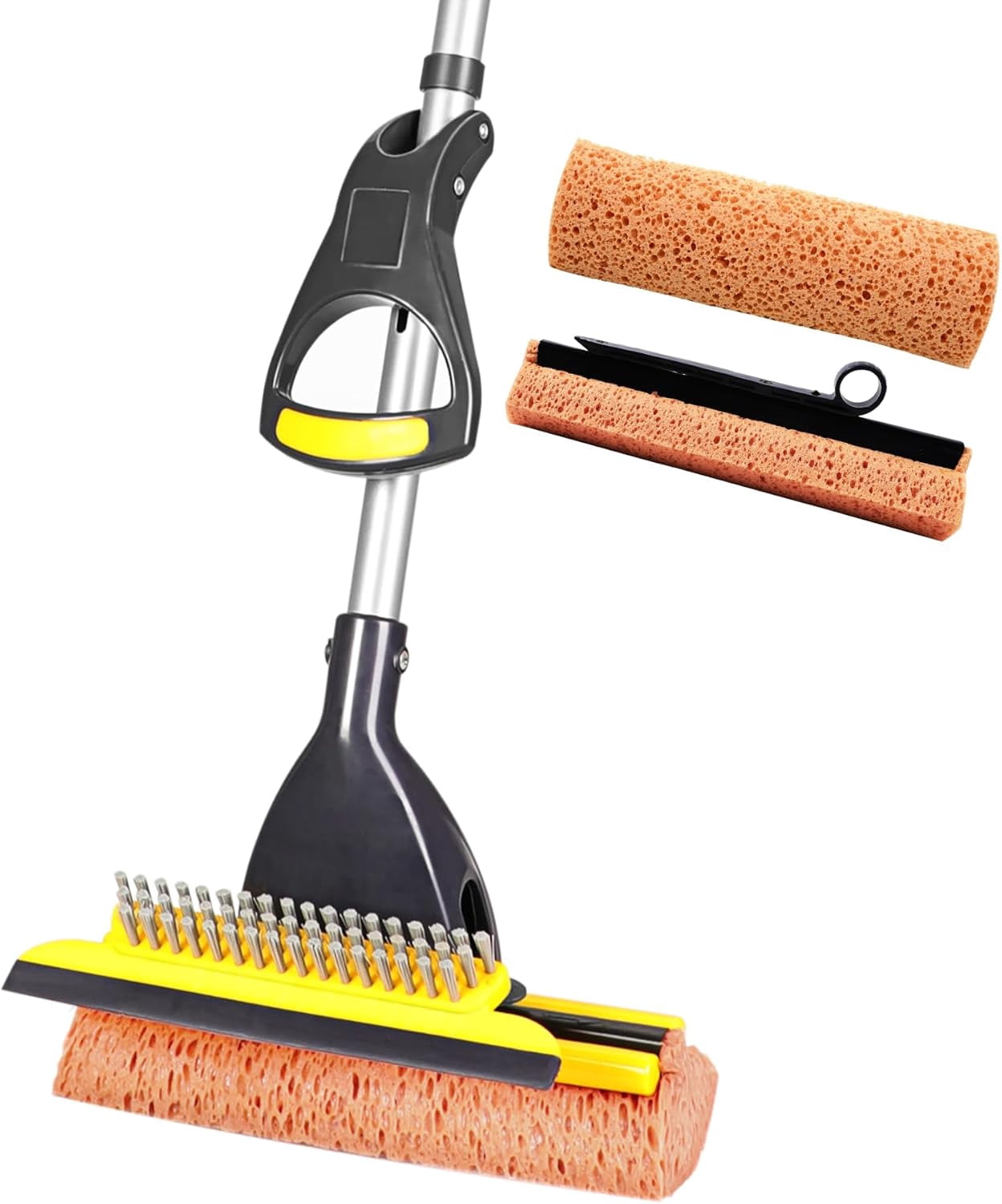 Sponge Mop Home Commercial Use Tile Floor Bathroom Garage Cleaning ...