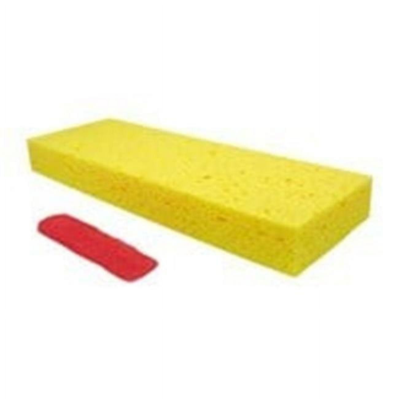 PRO-SOURCE 12 inch Long Polypropylene Foam Head Sponge Mop Metal