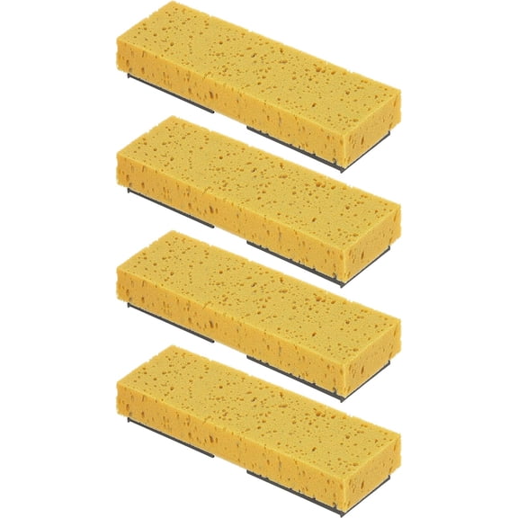 Sponge Mop Refill for Mop 871 Only 9"x3" Screws: 6.5" Apart, 4 Pack