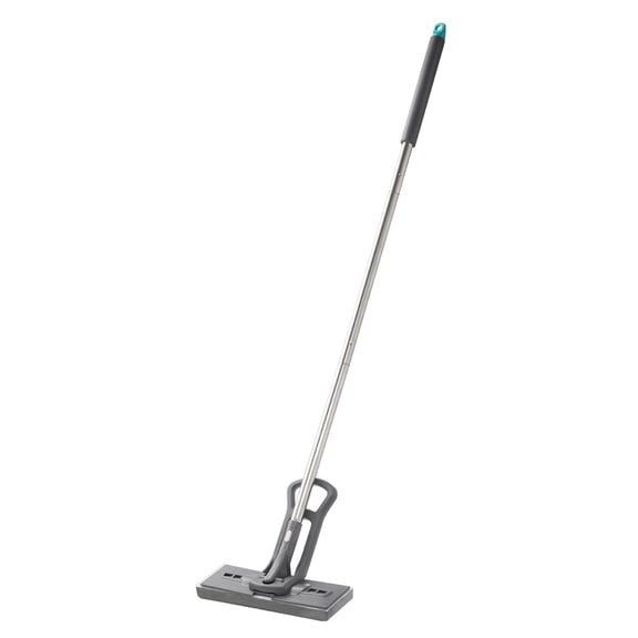 Sponge Mop with 1 Replacement Head, Durable High-Density PU, Easy Squeeze, Hook & Loop, for Tile, Hardwood, Laminate & More
