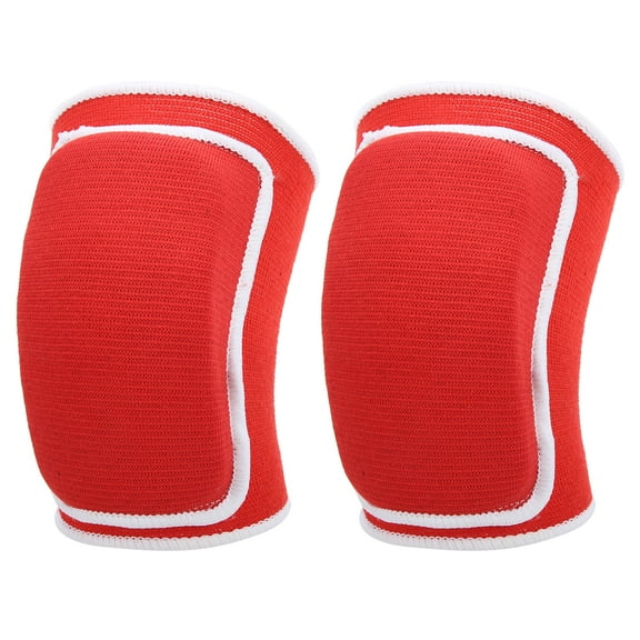 Sponge Padded Knee Pads, Lightweight High Reliability Comfortable To Use Kids Knee Pads  For Cycling For Activities Red