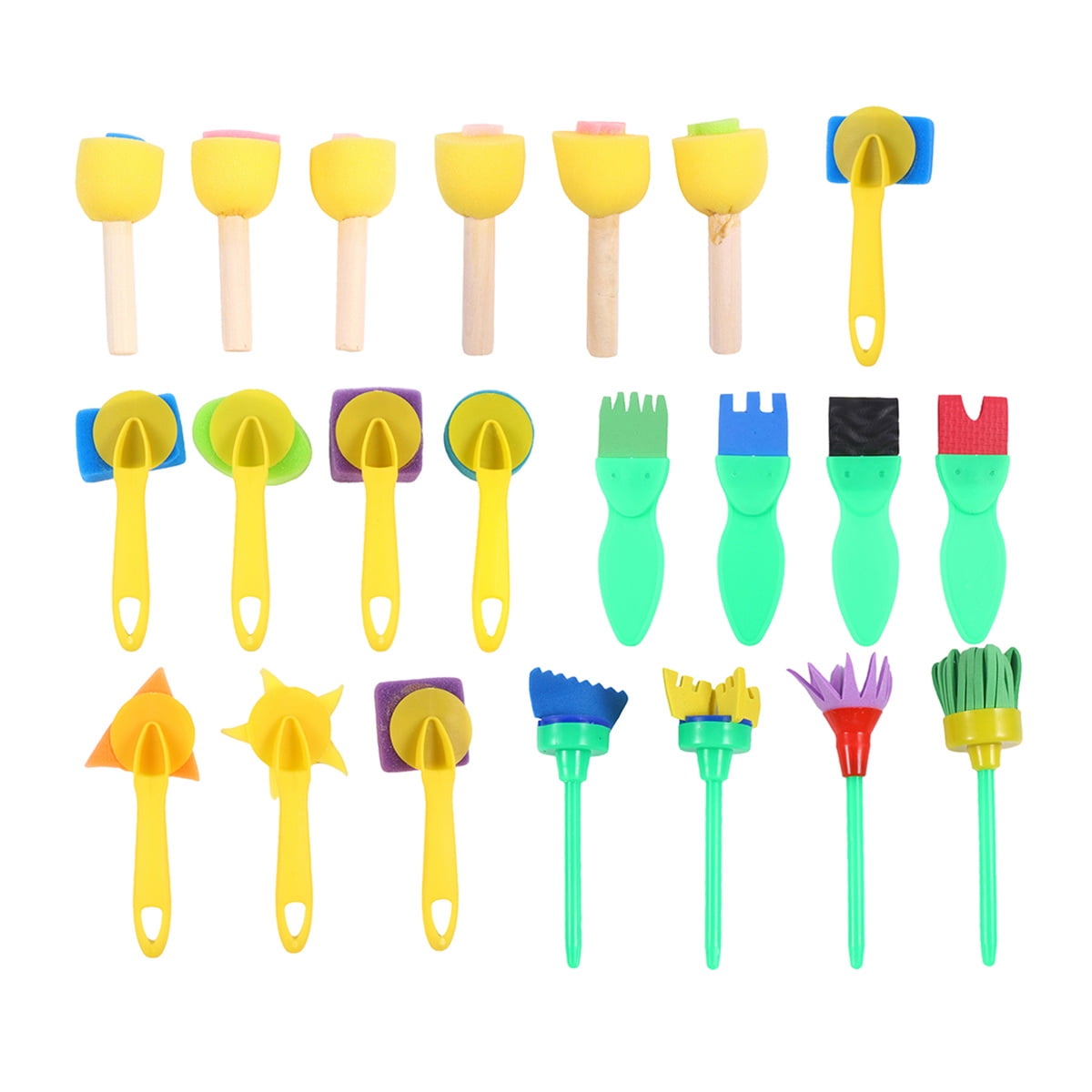 Sponge Painting Brush Kids Art Sponges Paint Drawing Tools Pattern
