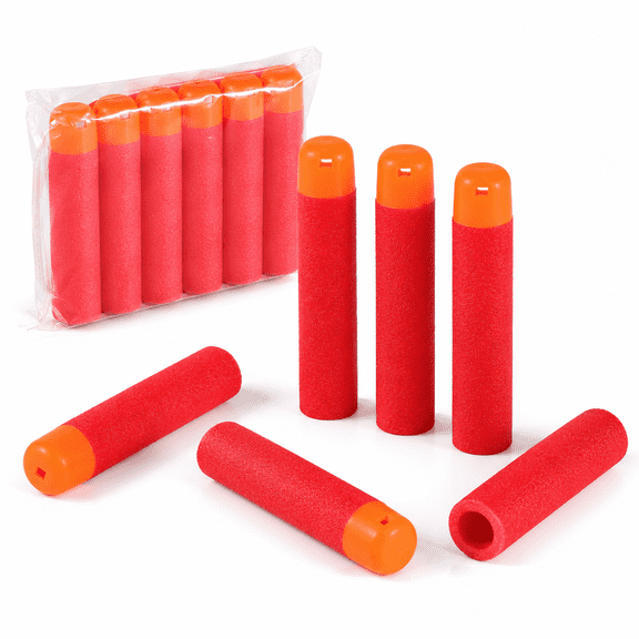 Sponge Round Soft Bullets,Refillable Mega Sponge EVA Round Soft Bullets Refill Darts