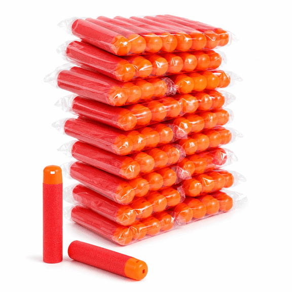 Sponge Round Soft Bullets,Refillable Mega Sponge EVA Round Soft Bullets Refill Darts