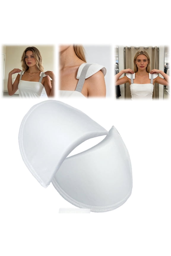 Sponge Shoulder Pad 1 Pair Soft Padded Padding Encryption Foam Pads for Blazer T-Shirt Clothes Reusable Sewing Supplies