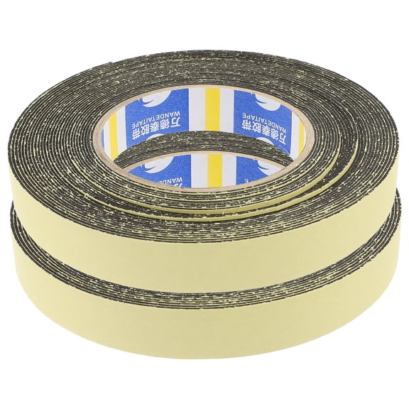 Qiysamall Sponge Soundproof Wall Panels Soundproofing Stripping 6 Rolls Adhesive Tape Door Frame Eva Stickers
